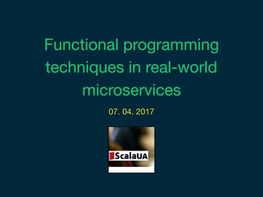 Functional programming techniques in real-world microservices