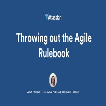 Throwing Out the Agile Rulebook