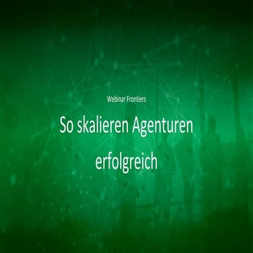So skalieren Agenturen erfolgreich