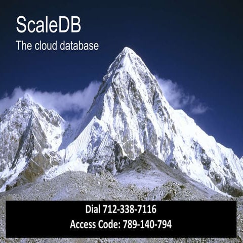 Scale Db Preso For Boston My Sql Meetup (9/2009)