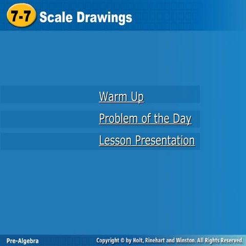 Scale drawing ppt