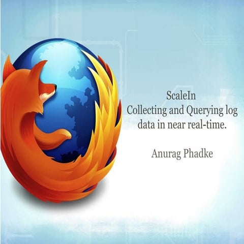 Mozilla - Anurag Phadke - Hadoop World 2010