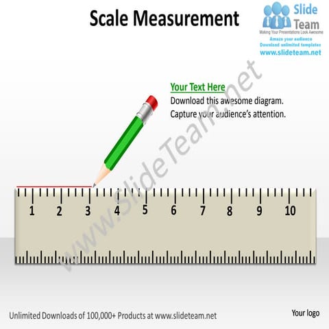 Scale measurement powerpoint templates 0712