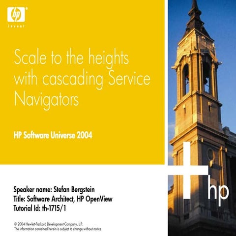 Scale to the heights with cascading service navigators