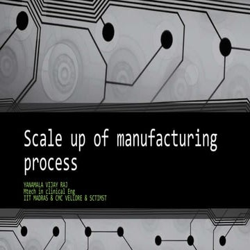 Scale up in Tissue Eng