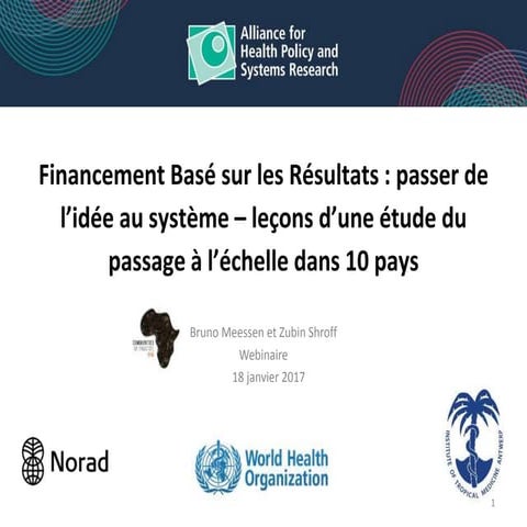 FBR / Passer de l'idée au système