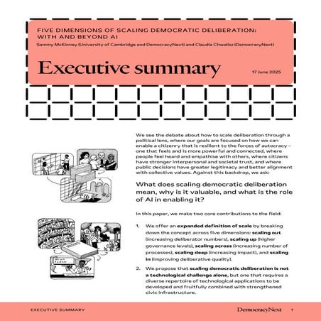 Scaling Democratic Deliberation, Democracy Next