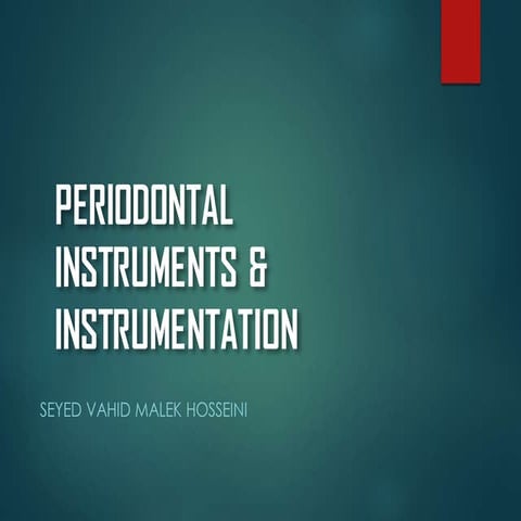 scaling and root planing instruments