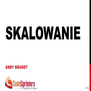 Skalowanie Agile