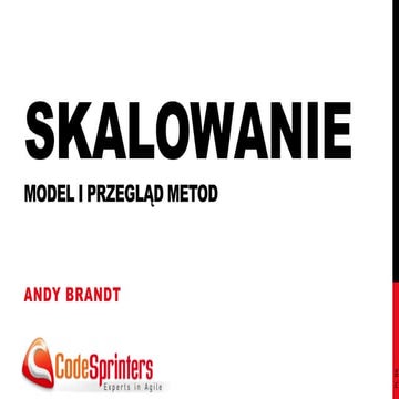 Skalowanie Agile dla ALE Krakow