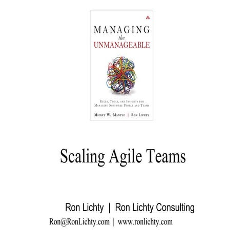 Scaling Agile Teams