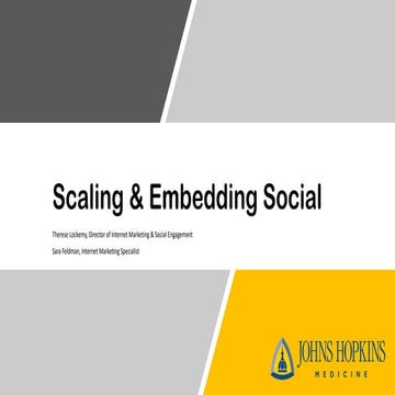 Scaling and embedding social