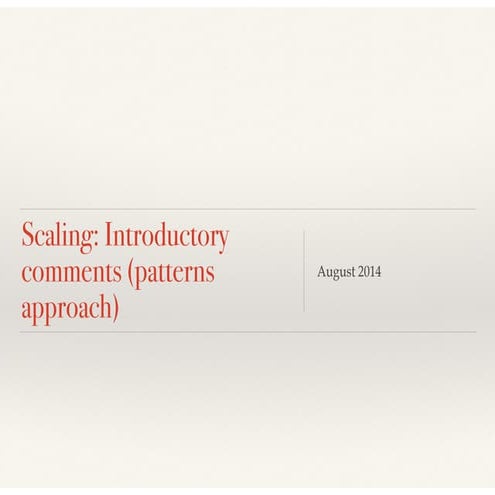 Scaling aug 2014 6.key