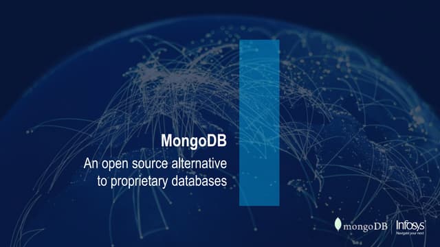 Scaling Database Modernisation with MongoDB - Infosys