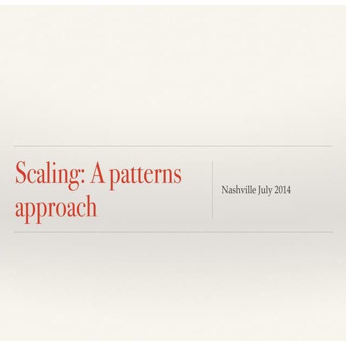 Scaling july 2014 4.key