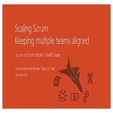 Using Scrum to Build a Jet Fighter? Yes!