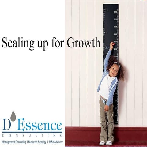 Scaling up for growth