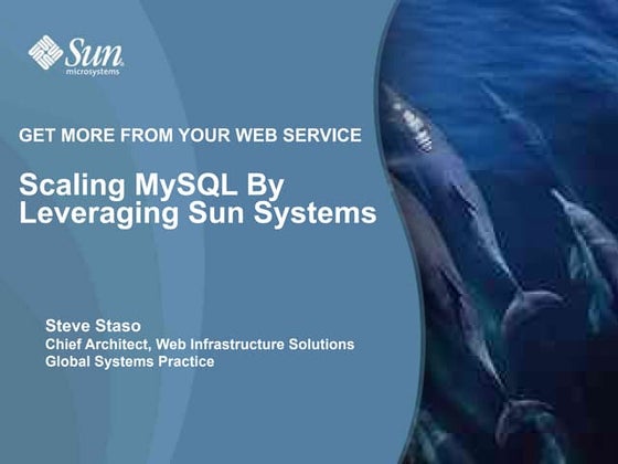 Scaling With Sun Systems For MySQL Jan09