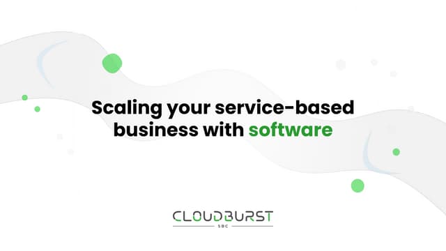 Scaling Your Service-Based Business with Software