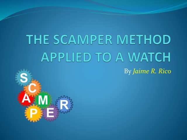 Scamper watches