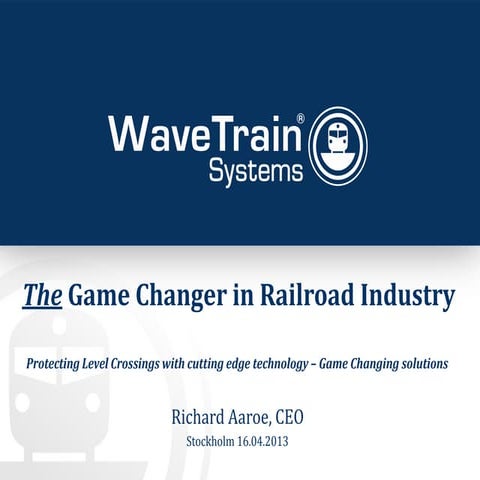 Scandinavian Rail Development 2013 - Richard Aaroe