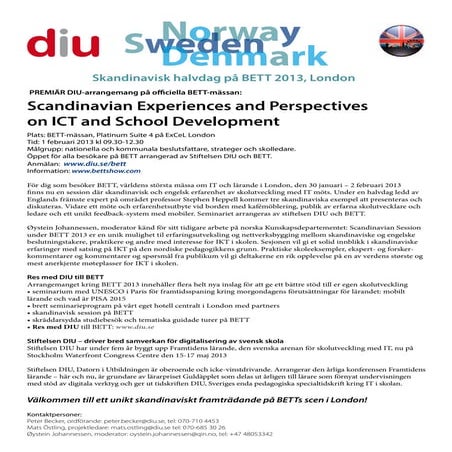 Scandinavian session bett 2013 svenska