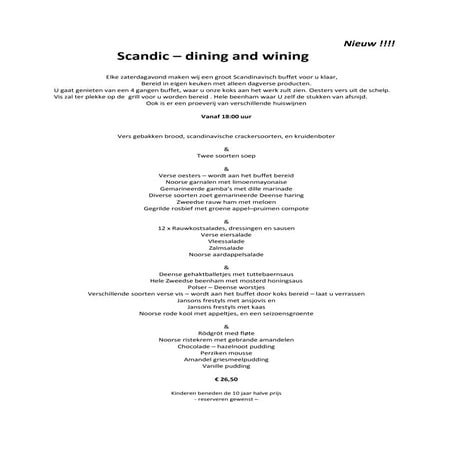 Scandinavisch Buffet | PDF