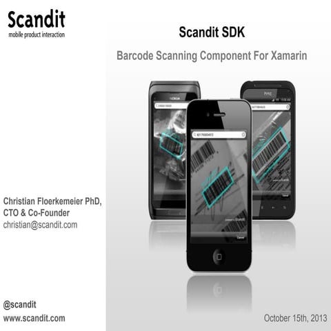 Enterprise-grade mobile barcode scanning with Scandit and Xamarin