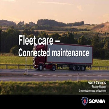 Fleet care - Connecting maintenance