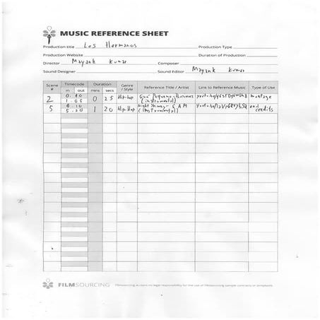 Los Hermanos-Music Reference