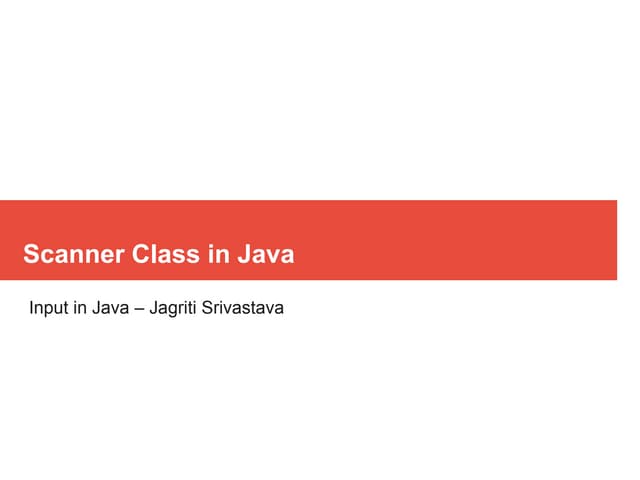 Scannerclass