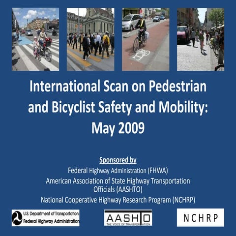 Bicyclist and Pedestrian Safety and Mobility in Europe