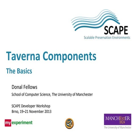 Taverna Components: The Basics