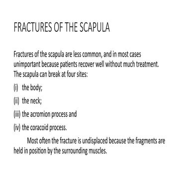 scapula fracture  along with treatment .pptx