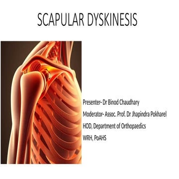 SCAPULAR DYSKINESIS types and management.pptx