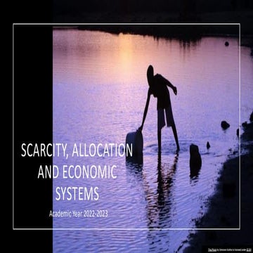 Scarcity, Allocation and Economic System.pdf