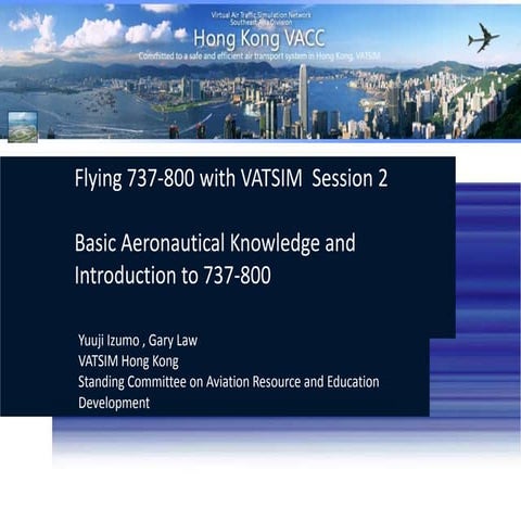 Basic Aeronautical Knowledge and Introduction to 737-800 