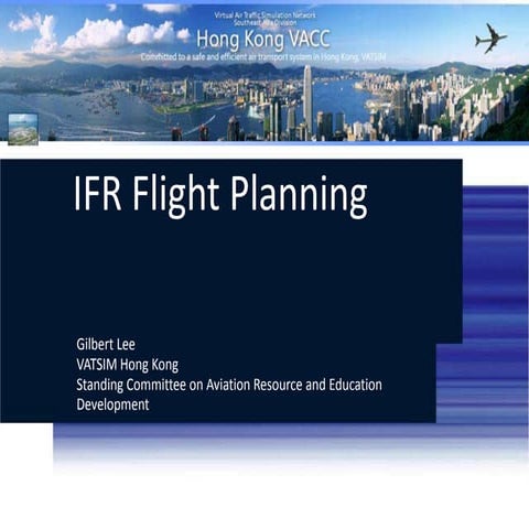 IFR Flight Planning