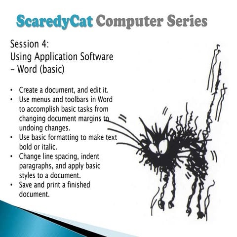 Scaredycat computers word session 4
