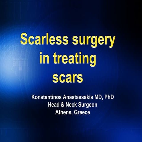 scar management - nonsurgical | PPT