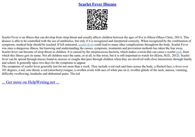 Scarlet Fever Disease PPT scarlet-fever-disease-ppt