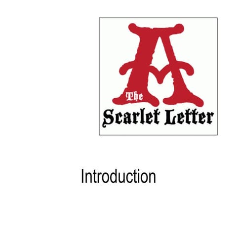 The scarlet letter | PPTX