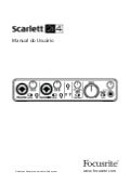 Manual da interface Focusrite Scarlett 2i2 (PORTUGUÊS)