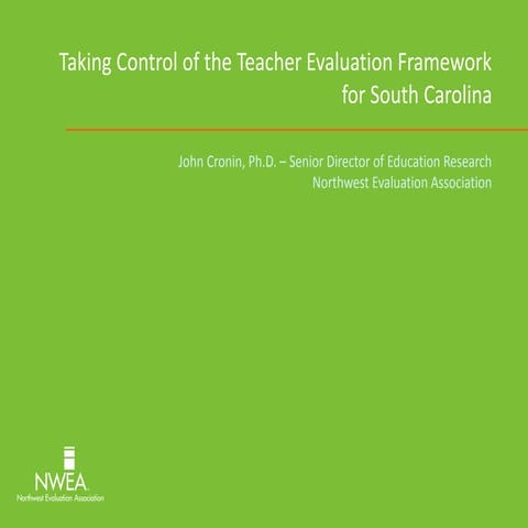 Taking control of the South Carolina Teacher Evaluation framework