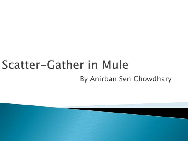 Scatter gather in mule