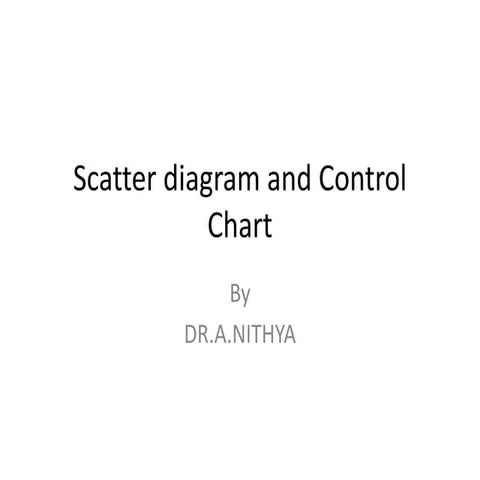 Scatter diagram and control chart