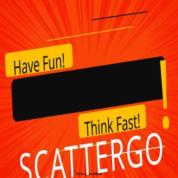 Scattergories.pptx a fun game for everone | PPTX