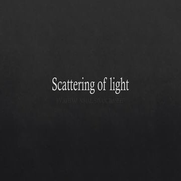 The phenomenon of scattering of light.pptx