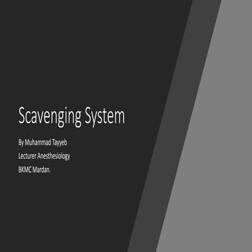 scavenging system