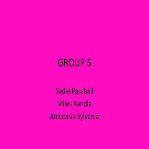 Group 5 powerpoint | PPTX